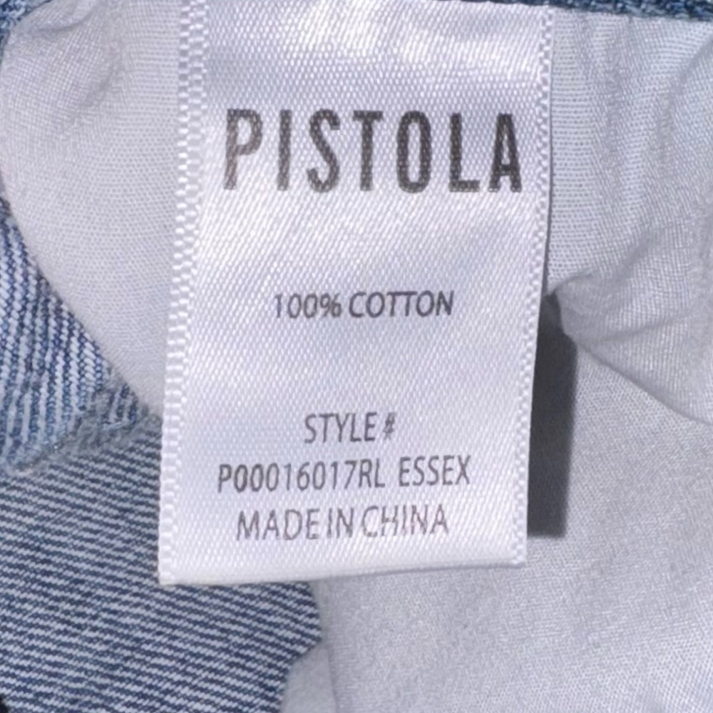 Pistola Denim Jeans | Light Wash | Size 26 Straight / Relaxed Fit Premium Denim - Picture 4 of 6